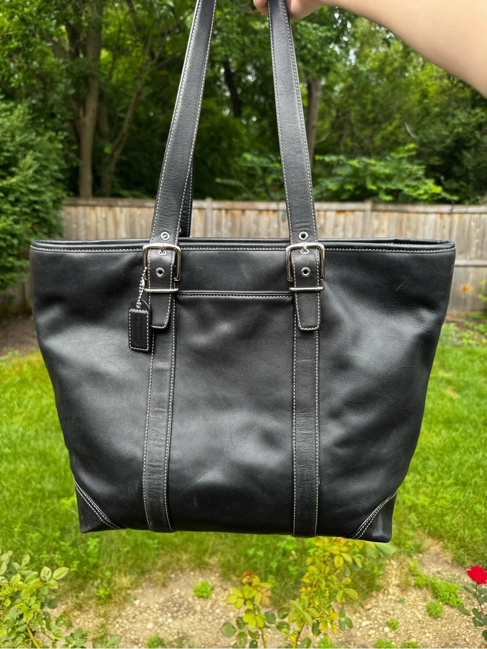Coach Vintage Y2K Hamptons Carryall Tote Shoulder Bag #6491